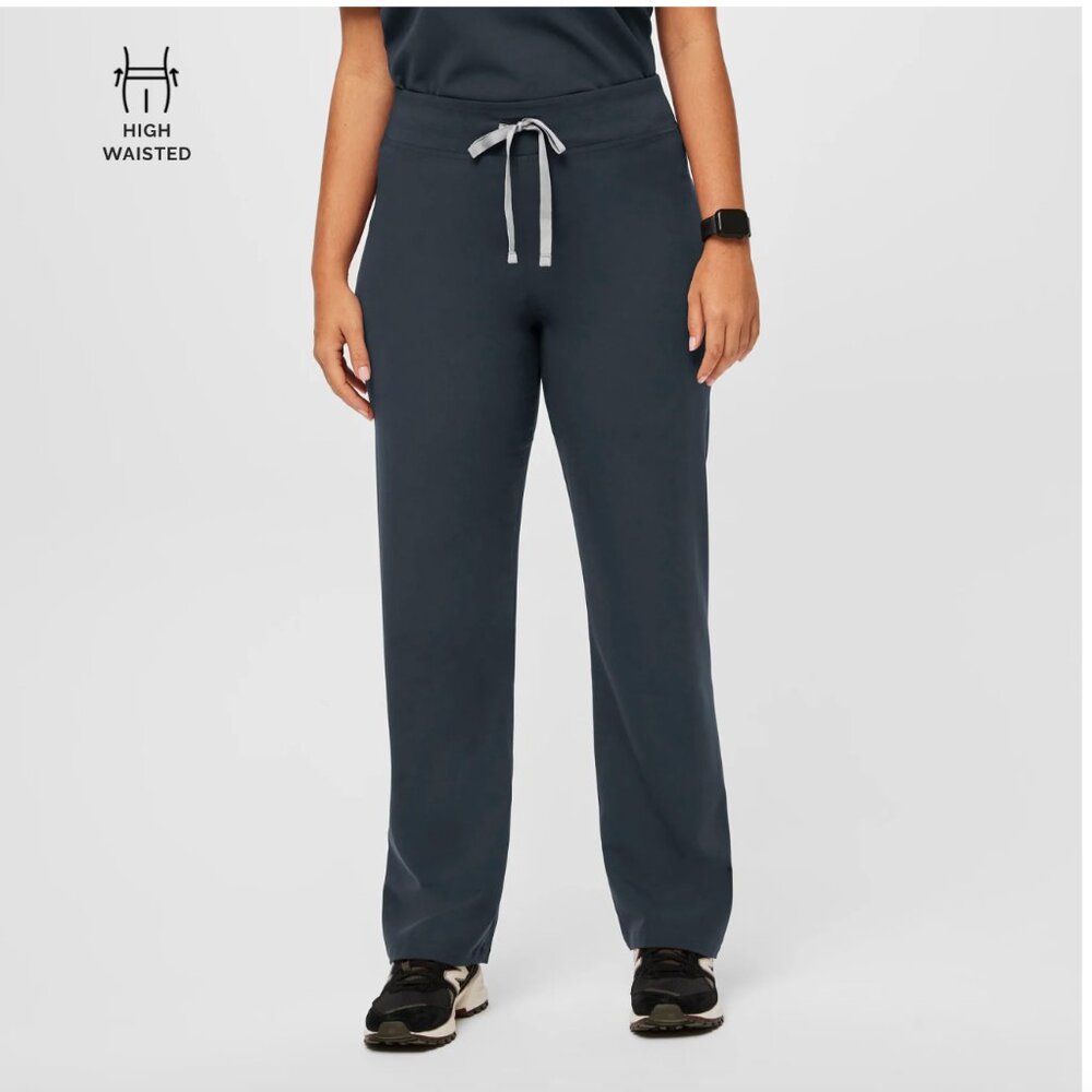 NWT Livingston High Waisted Scrub Pants in Dark Harbor Size XS